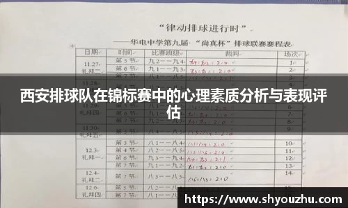 西安排球队在锦标赛中的心理素质分析与表现评估